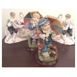 Thames Porcelain Figurines, Set of Four Pieces