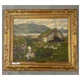 Framed Oil Painting by A. Radclyffe Dugmore