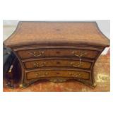 Maitland-Smith Bowfront Three-Drawer Chest