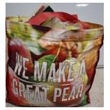 Bag With Synthetic Hair Extensions and Accessories