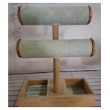 Wooden Jewelry Display Stand With Cushions