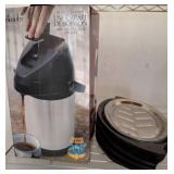 Primula Beverage Dispenser and Metal Plates Set