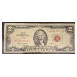 1953 $2 United States Red Seal Note