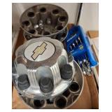 Chevrolet Hubcaps and Kobalt Wrench Set