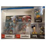 Nintendo Amiibo Figures and Kingdom Hearts FIGPIN