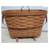 Longaberger Handwoven Basket with Swing Handles