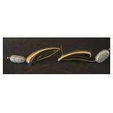 14K Gold Earrings with Freshwater Pearls