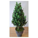 Artificial Plant in Fluted Urn Planter