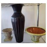 Three Decorative Ceramic Vases