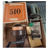 Ted Williams Spinning Reels With Boxes and Manual