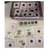 Coins Including Pennies and Nickels