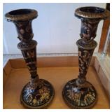 Decorative Metal Candlesticks