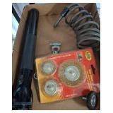 Tools, Locks, Flashlight, and Wire Brushes