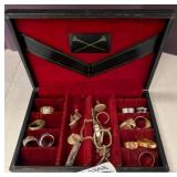 Boxed Assortment of Jewelry and Accessories