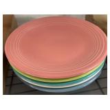 5 Fiesta Ceramic Dinner Plates
