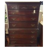 Kling Mahogany Tall Chest of Drawers, 35x20x56