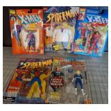 Marvel Action Figures, X-Men, Spider-Man, Fantasti