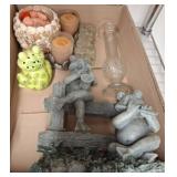 Decorative Figurines and Candleholders Set