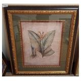 Botanical Artwork in Ornate Frame, 36ï¿½45 rm4