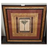Framed Tree Print With Decorative Matting rm4