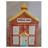 Ceramic Schoolhouse Cookie Jar