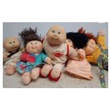 Five Cabbage Patch Kids Dolls