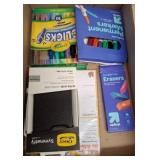 Markers, Erasers, and Card Deck