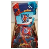 Marvel Spider-Man Kids Set: Throw, Backpack, Masks