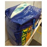 Large Blue Bag Containing Pads