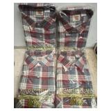 Four Ozark Trail Flannel Shirts, XL
