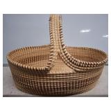 Sweetgrass Woven Basket With Handle