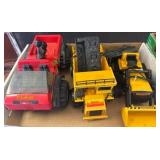 Plastic Toy Construction Vehicles