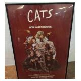 Framed Cats Musical Poster