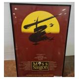 Framed ï¿½Miss Saigonï¿½ Broadway Poster, 14ï¿½23 RM4