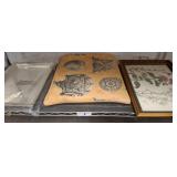 Framed Artwork and Decor Lot of Three Items