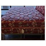 Queen Mattress Set with Floral Design and Frames
