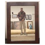 Large Rectangular Mirror with Metal Frame rm4