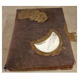 Victorian Photo Album With Gilt Accents