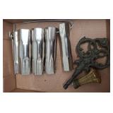 Metal Socket Set and Decorative Crank Handle