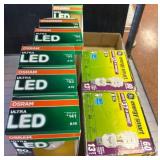 LED and CFL Light Bulbs by Osram and GE