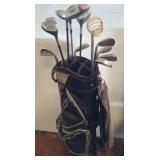 Golf Club Set with TaylorMade and Adams Golf Clubs