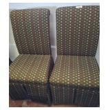 Upholstered Skirted Side Chairs