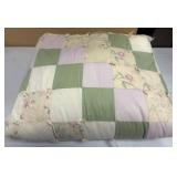 Patchwork Quilt in Pastel Tones