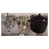 Stainless Steel Cookware and Granite Pots