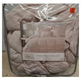 Pink Comforter Set in Zippered Packaging