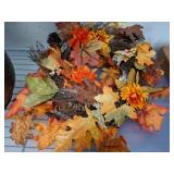 Two Autumn-Themed Decorative Wreaths