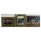 Three Framed Artworks, Largest 22ï¿½17