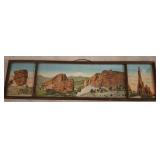 Panoramic Triptych of Desert Landscape Prints