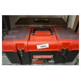 Craftsman Plastic and Metal Toolboxes, Set of 2