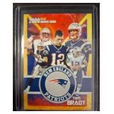 Tom Brady New England Rookie Gold Card